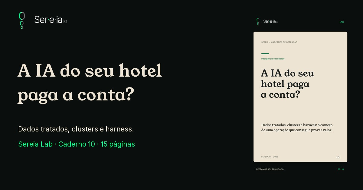 Caderno do Sereia Lab: A IA do seu hotel paga a conta?