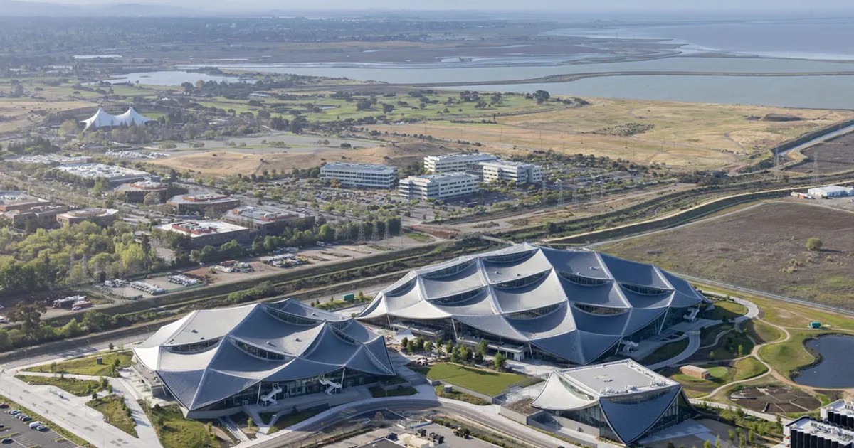 Campus Bay View do Google, fotografado por Iwan Baan.